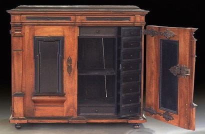 Grand cabinet flamand d?époque XVIIème en...