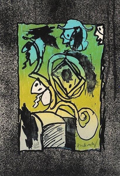 ALECHINSKY, Pierre (1927-)
Sans titre Lithographie...