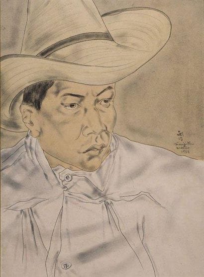 FOUJITA, Tsuguharu (1886-1968)
Portrait d'un...