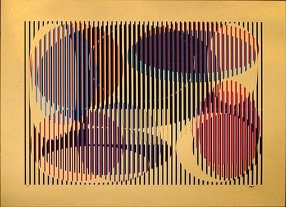 AGAM, Yaacov (1928-)
Abstraction optique...
