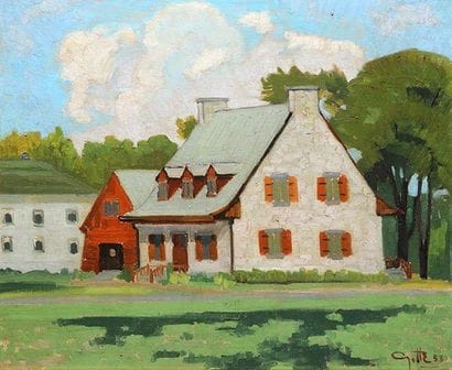 AYOTTE, Léo (1909-1976)
Maison canadienne...