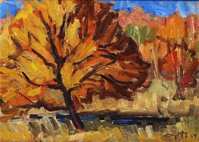 AYOTTE, Léo (1909-1976)
Arbre, automne Huile...