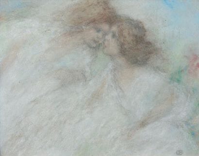 DE BELLE, Charles Ernest (1873-1939)
Le baiser...