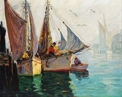 PÉPIN, Jean-Paul (1897-1983)
Bateaux de pêche...