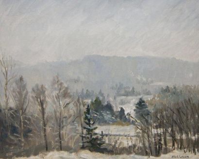 MUHLSTOCK, Louis (1904-2001)
Paysage d'hiver...