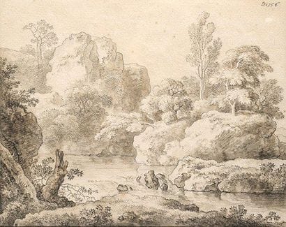 DIETRICH, Christian Wilhelm Ernst (1712-1774)
Paysage...