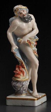 CHELSEA
Figure d?homme en porcelaine polychrome,...