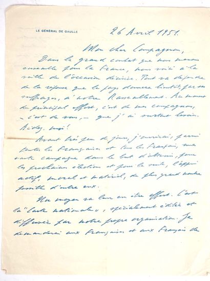 Charles DE GAULLE (1890-1970) - Manuel MAÎTRE...