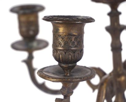ÉPOQUE EMPIRE

Candélablre en bronze ciselé...