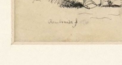 D'après REMBRANDT VAN RIJN (1606-1669) 
Le...