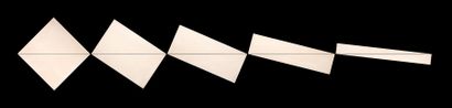 MORELLET, François (1926-2016) 
Diagonale-horizontale...