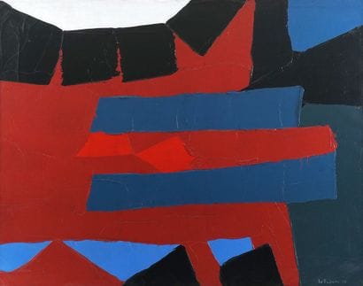 LEFEBURE, Jean (1930-2013) 
Untitled - Red,...