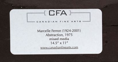 FERRON, Marcelle (1924-2001)
