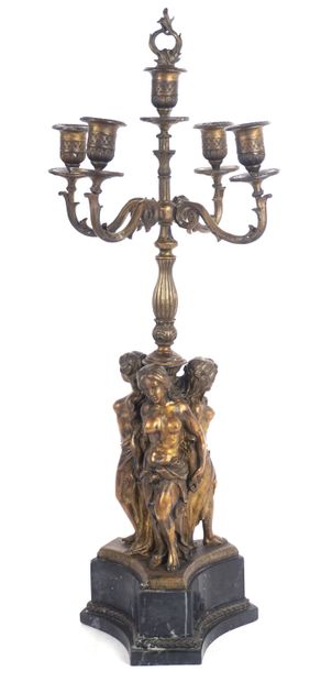 ÉPOQUE EMPIRE

Candélablre en bronze ciselé...