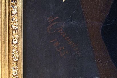 CHAUVIN, Auguste (1810-1884) 
Sans titre...