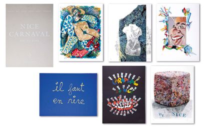 ARTISTES DIVERS. Nice Carnaval - 1990. 
Textes...