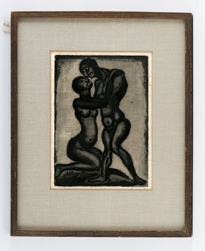 ROUAULT, Georges (1871-1958) 
Les Amants,...