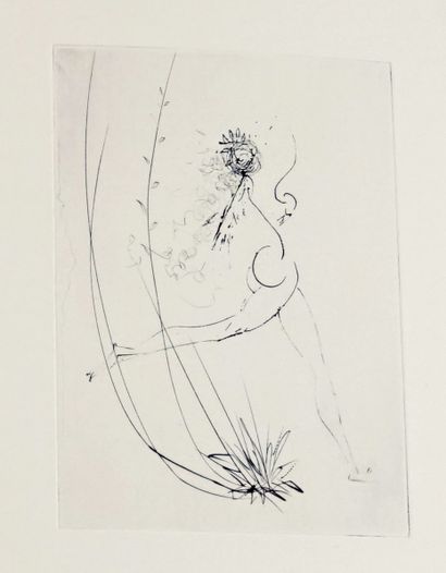 DE RONSARD (Pierre) DALI (Salvador) 
Les...
