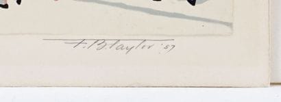 TAYLOR, Frédérick Bourchier (1906-1987)
