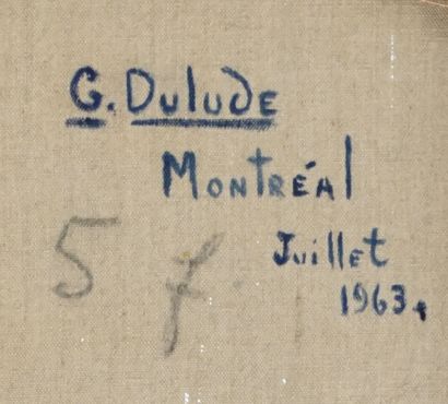 DULUDE, Claude (1931-1999)
Sans titre - Composition...