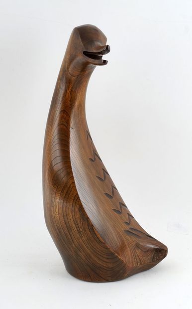 GERVAIS, Léo (1917-2008)
L'oiseau poête
Bois...