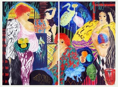ROCHON, Danièle (1946-)
Sans titre - Femmes
Diptyque,...