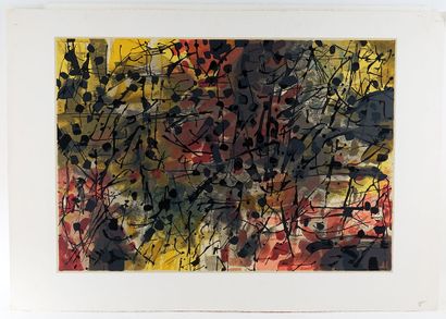 RIOPELLE, Jean-Paul (1923-2002)
Encre (1954)
Sérigraphie
Signée...