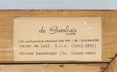 DE LALL, Oscar Daniel (1903-1971)
