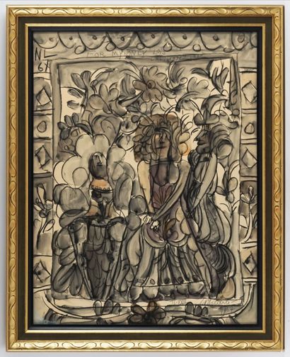 LALIBERTÉ, Normand (1925-)
Sans titre - Personnages
Technique...