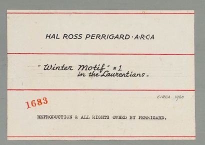 PERRIGARD, Hal Ross (1891-1960)
