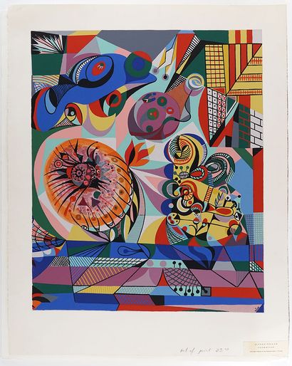PELLAN, Alfred (1906-1988)
Floraison
Sérigraphie
Signée...