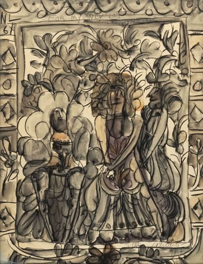 LALIBERTÉ, Normand (1925-)
Sans titre - Personnages
Technique...