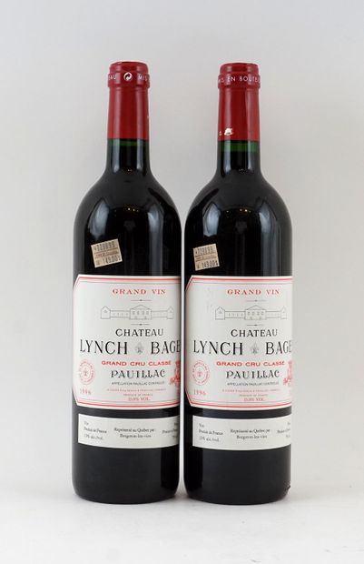 Château Lynch Bages 1996 - 2 bouteilles