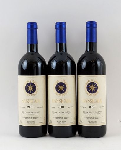 Sassicaia 2001 - 3 bouteilles