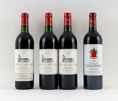 Château Lagrange 1989, 1990 Château Langoa...