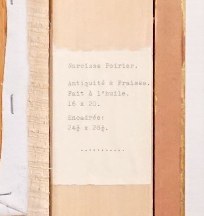 POIRIER, Narcisse (1883-1983)
