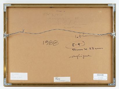LEFEBURE, Jean (1930-2013)
Sans titre - Composition
Acrylique...