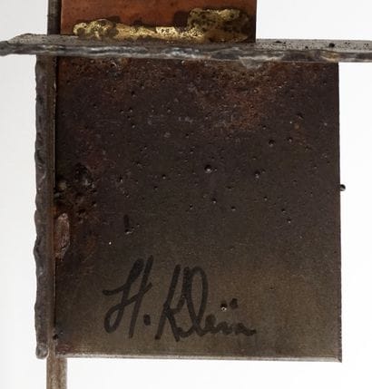 KLEIN, H. (actif Xxe)
Sculpture murale en...