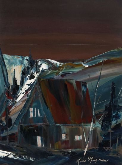 GAGNON, René (1928-2022)
Sans titre - Maison...