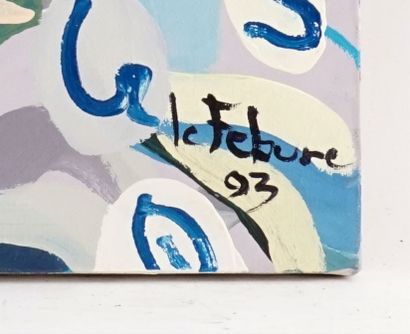 LEFEBURE, Jean (1930-2013)
Sans titre - Composition
Acrylique...