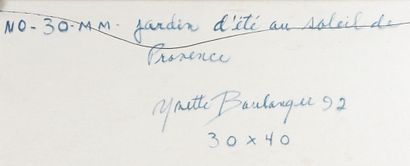 BOULANGER, Yvette (1932-2015)
