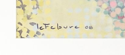 LEFEBURE, Jean (1930-2013)
Sans titre - Composition...