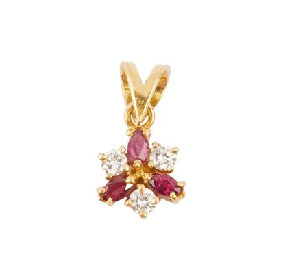 OR 18K, RUBIS, DIAMANTS / 18K GOLD, RUBIES,...