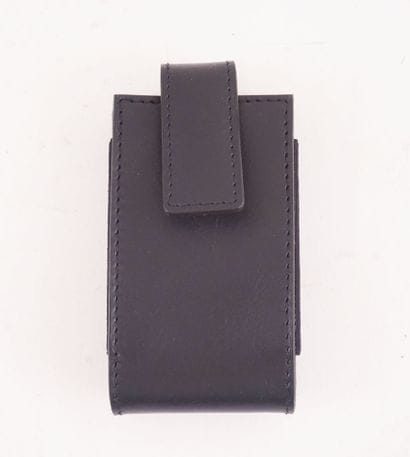 GUCCI
Gucci black leather phone case with...