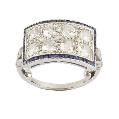 PLATINE, DIAMANTS, SAPHIRS / PLATINUM, DIAMONDS,...