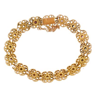 OR 18K / 18K GOLD
Bracelet ancien en or jaune...