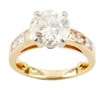 OR 14K, DIAMANT 2.96 CT / 14K GOLD, 2.96...