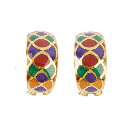 OR 18K / 18K GOLD
Boucles d'oreilles en or...