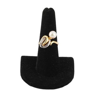 YUKIKO, OR 18K, PERLE, DIAMANTS / 18K GOLD,...