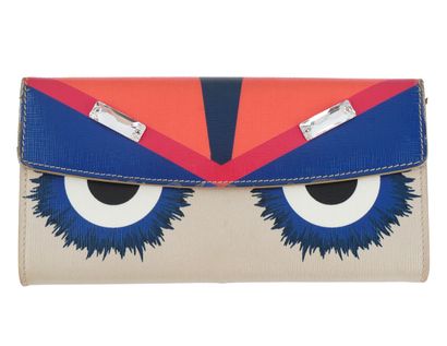 FENDI
Portefeuille Fendi en cuir multicolore...